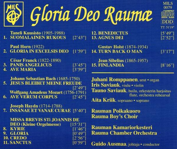 Gloria Deo Raumae