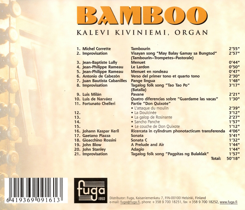 Bamboo Organ